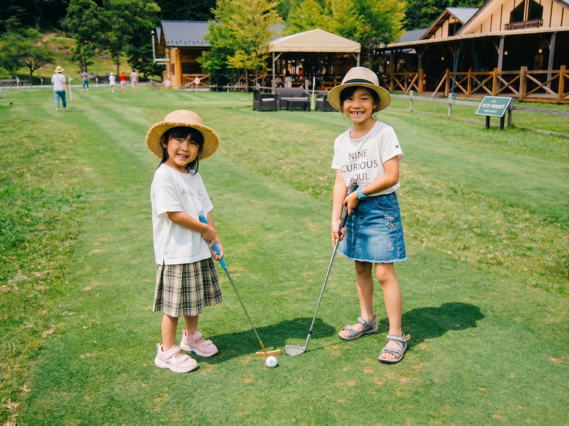 ゴルフプレイ風景
