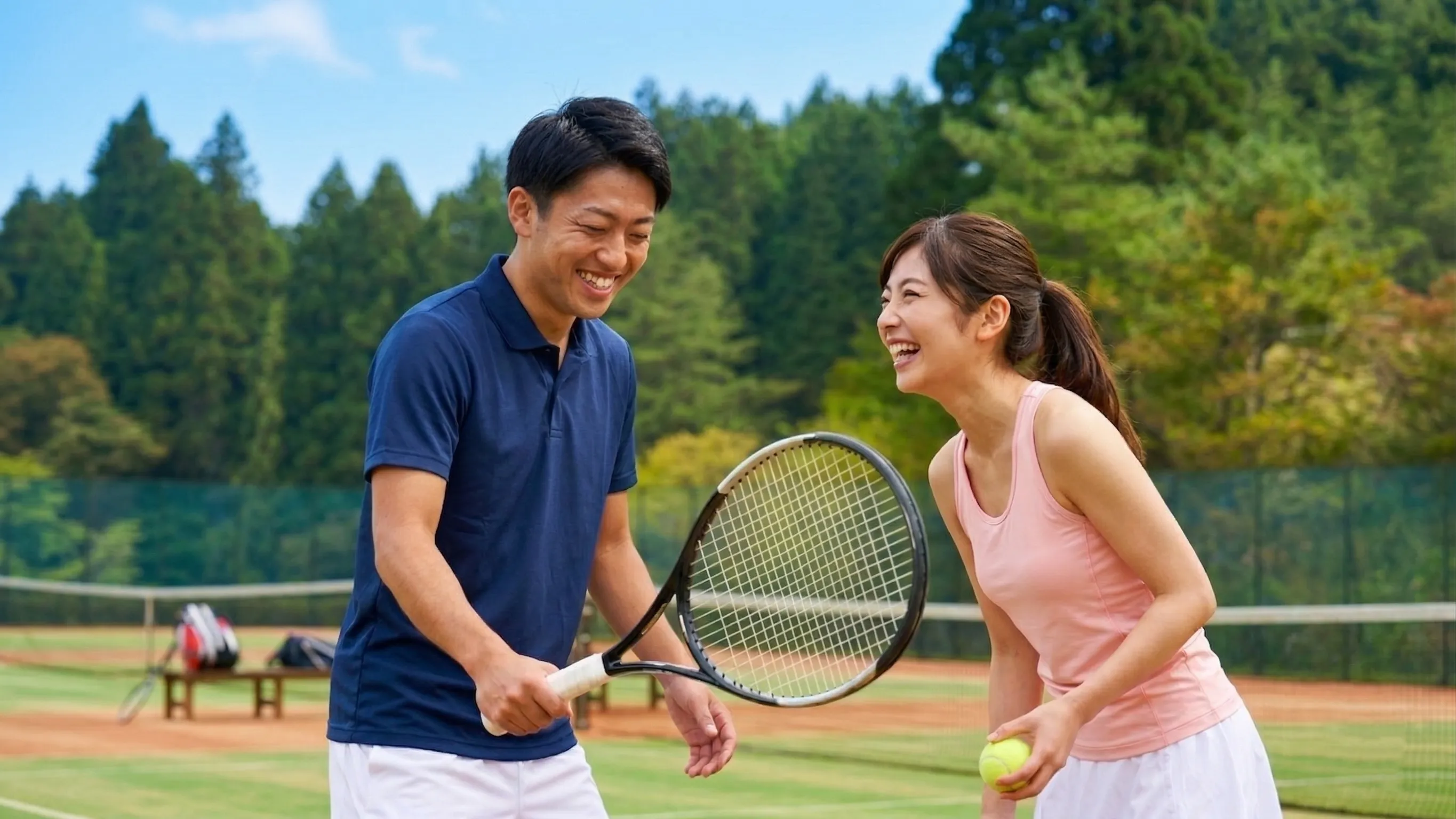 テニスコート外観