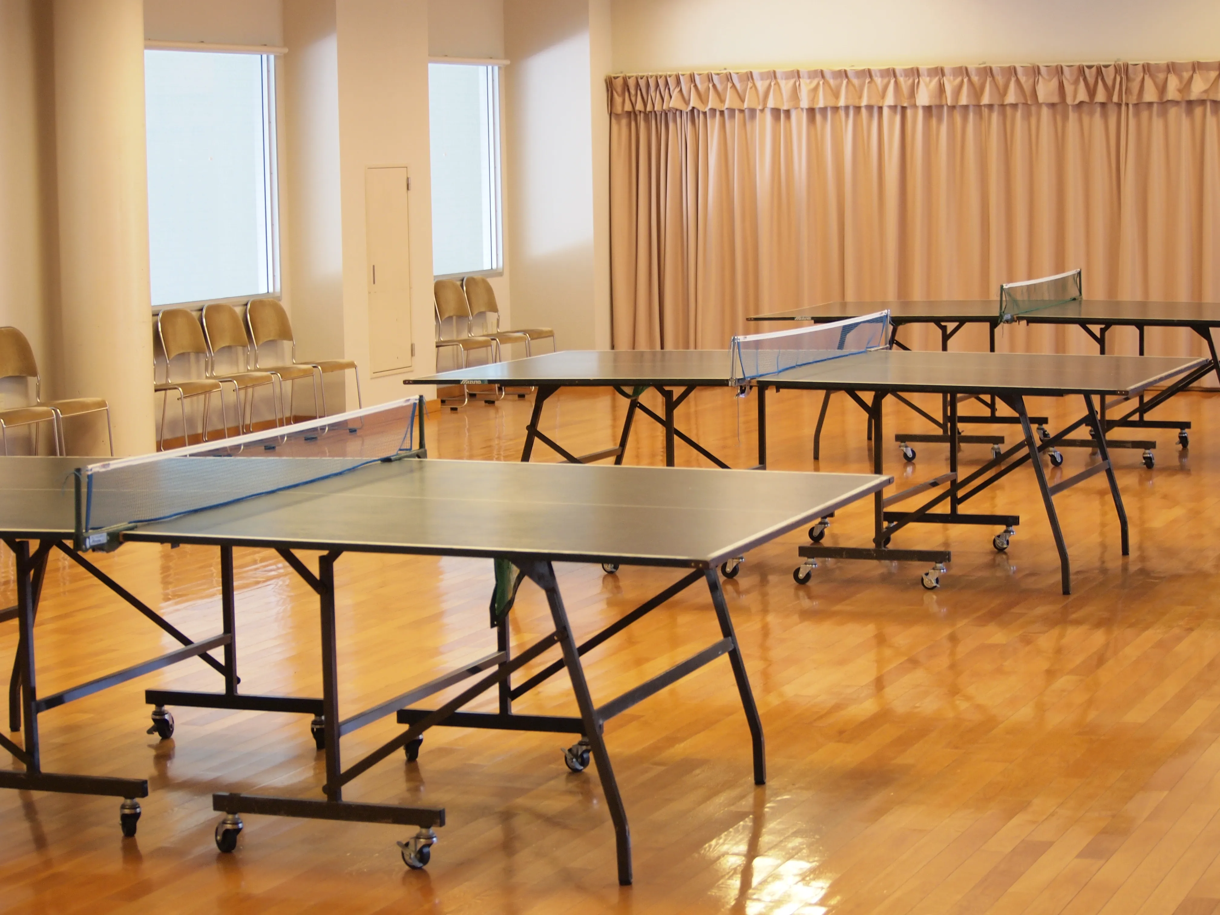 リゾートでの卓球