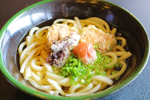 健康豚角煮うどん