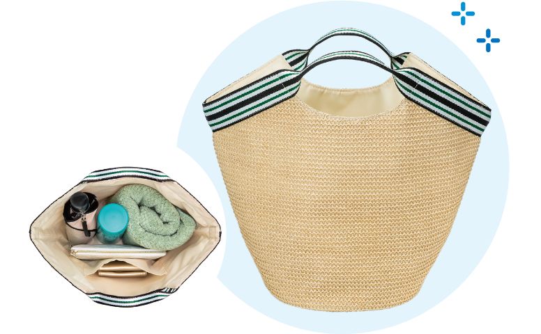 くり手バスケットバッグ